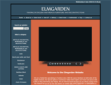 Tablet Screenshot of elmgarden.co.uk